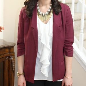 LC Burgundy Blazer